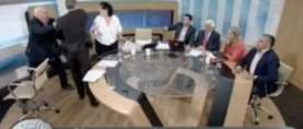 Prügelei im griechischen TV: Wenn die Argumente ausgehen